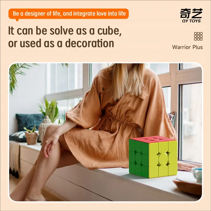 QiYi 18.8cm Warrior Plus Super Big 3x3x3 Cube Magic Puzzle  Magico Professional Educational Toy for Creative Gift