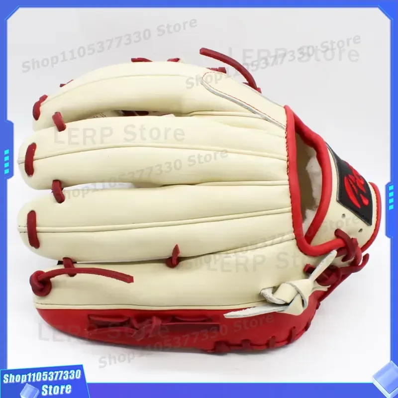 Custom Embroidered Black Cowhide Baseball Glove Personalized Logo Softball Mitts Bulk Factory Sale Laurins Leather Handwear