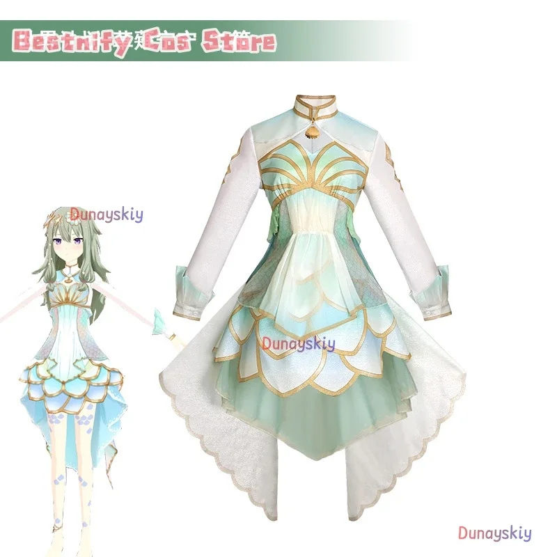 Косплей Кусанаги Нене Косплей Проект Sekai S2 Костюм Русалка Принцесса Лолита Женские платья Аниме Ролевые наряды Парик Pro