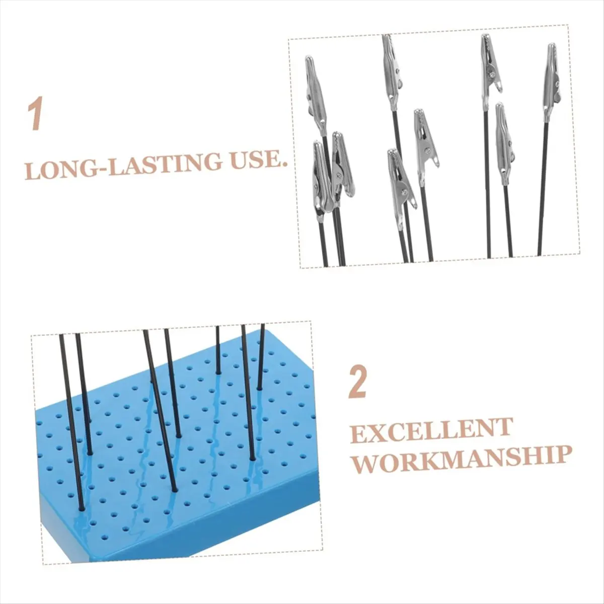 Budget-Friendly Superior Quality Alligator Clips & Spraying Clamp Base Set, Model Stand Tool Featuring 1 Set Model Coloring Clip