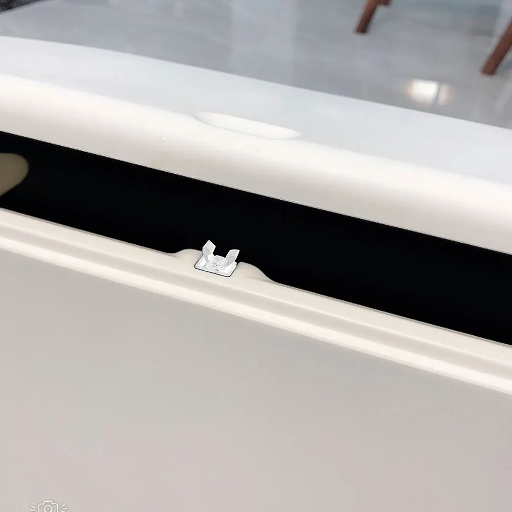 

24pcs Garbage Can Switch Trash Can Buckle Replacement Lid Latch Press Type Button Lock For Trashcan Waste Bin Closure Concealed