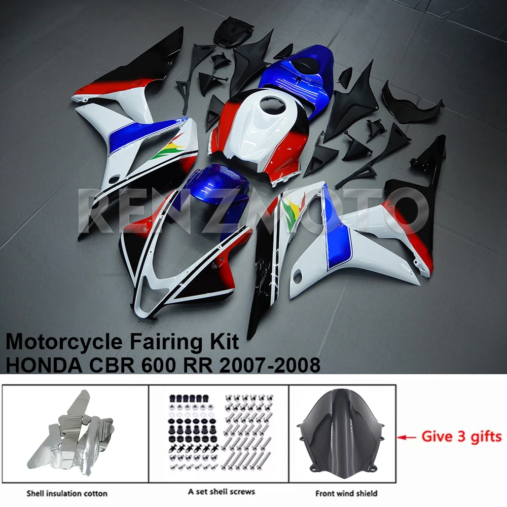 

For HONDA CBR600RR 2007-2008 Fairing H0607-123a Motorcycle Kit Body Kits Decorative Plastic Guards Accessories Shells