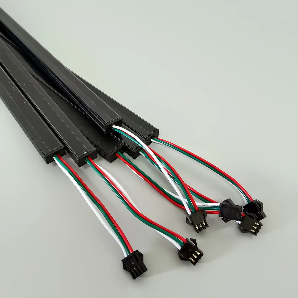 DIY Music Rhythm LED Light Bar Kit 33cm 50cm 5V WS2812 5050 RGB SP107E Bluetooth Controller Audio Spectrum Sync Color Changing