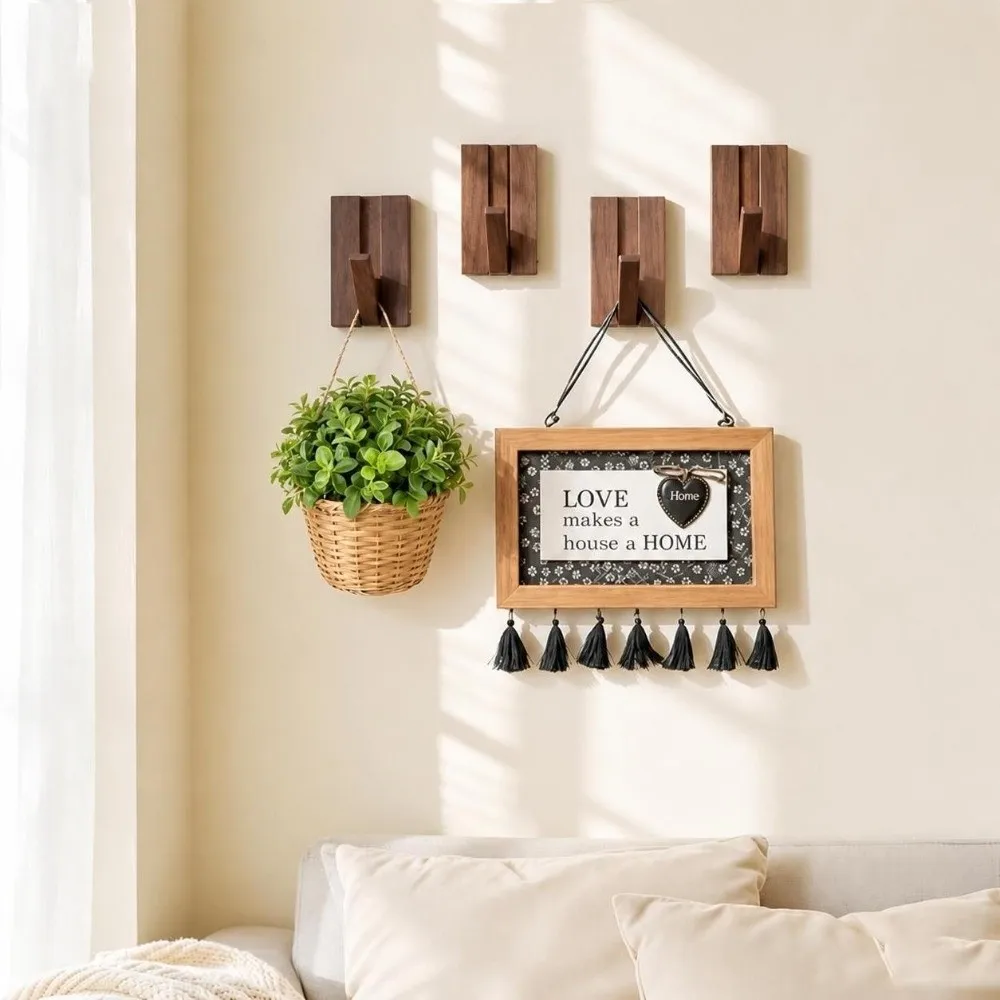 Wooden Metal Bookends Wall-Mounted Foldable Book Supports Piano Key Design Desktop Bookshelf Organizer Office School Home
