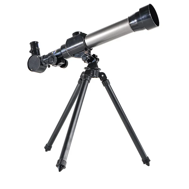 Telescopio astronómico para niños, juguete, experimento científico, ocular de alta definición, visualización al aire libre, aprendizaje, conjunto de observación