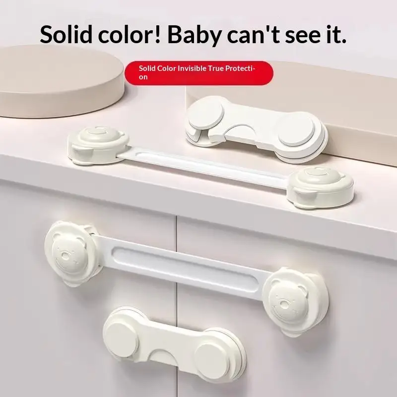 1Set Baby Safety Locks Cabinet Locks Room Locks Drawer Locks Anti-Pinch Folio Locks Safety Protection Products