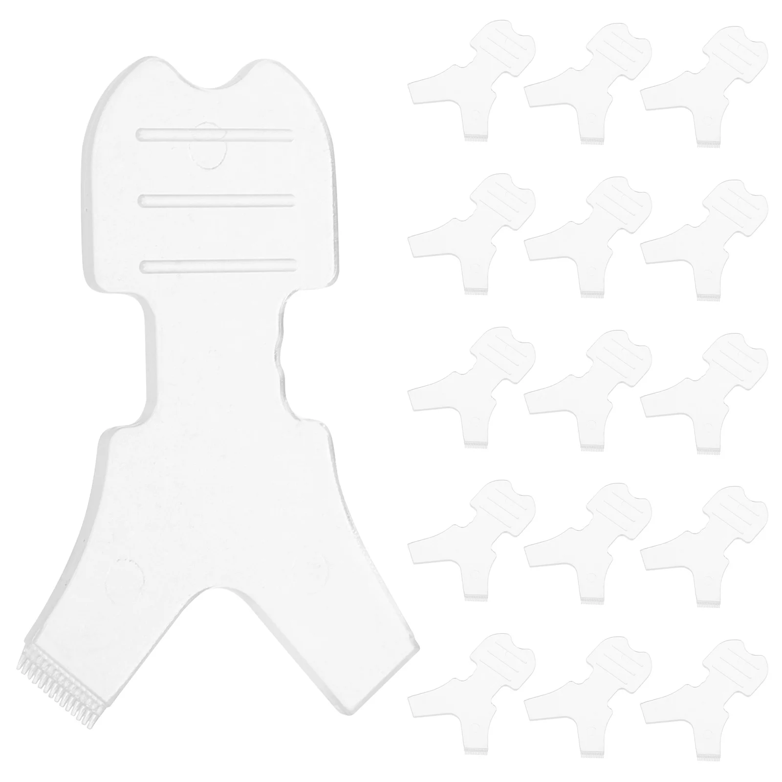 

50pcs Y-Shaped Eyelash Lift Tool Transparent Silicone Lash Perm Brush For Eyelash Extensions Home Salon Use Safe Gentle Curl