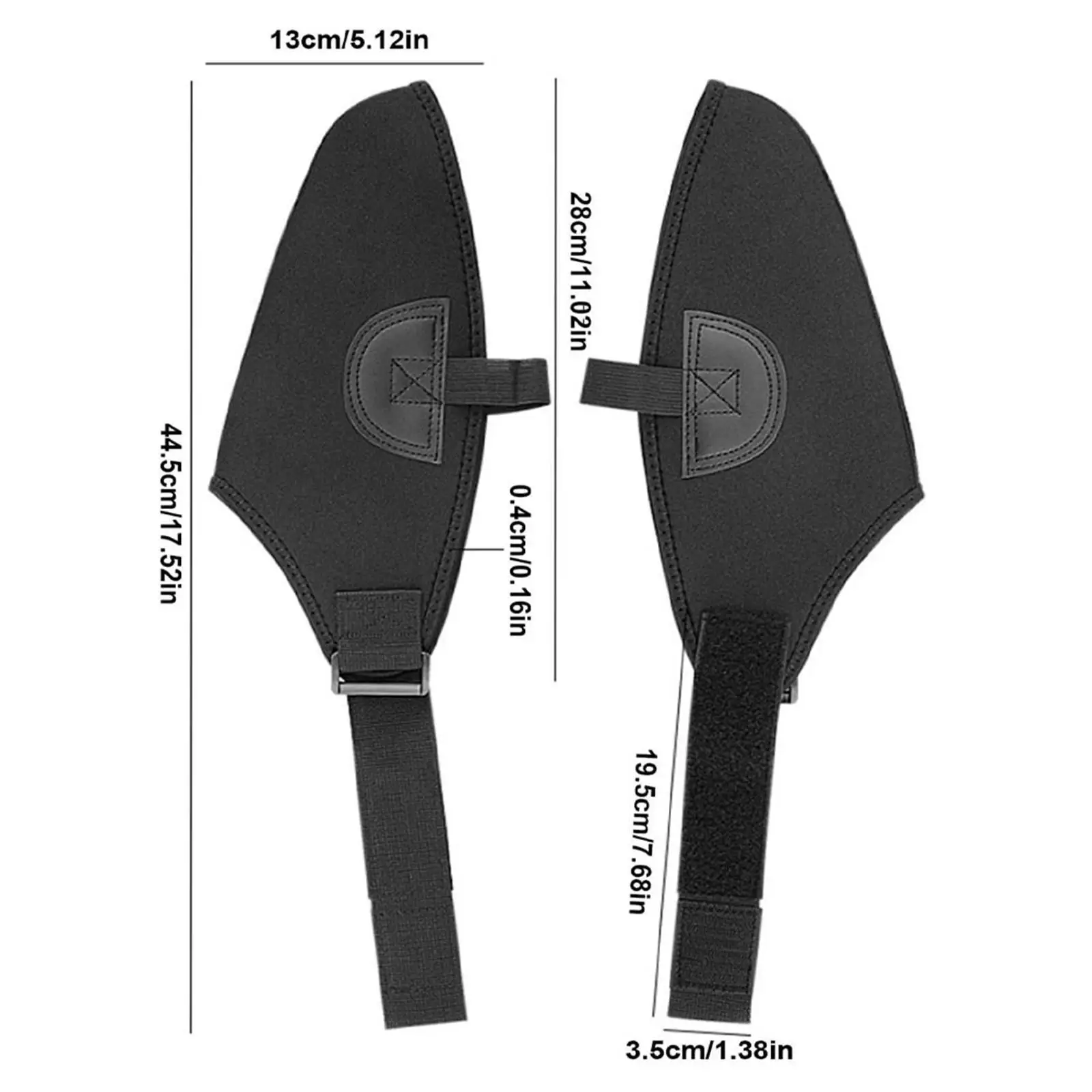 أغطية أحذية التزلج الخارجية المحمولة غير القابلة للانزلاق والرياح لتدفئة الأحذية الأنيقة #6
