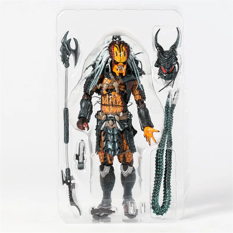 NECA Predator Clan Leader Action Figure Deluxe Predator Leader Toys Joints Moveable Repaint and Custom The Ultimate Alien Hunter