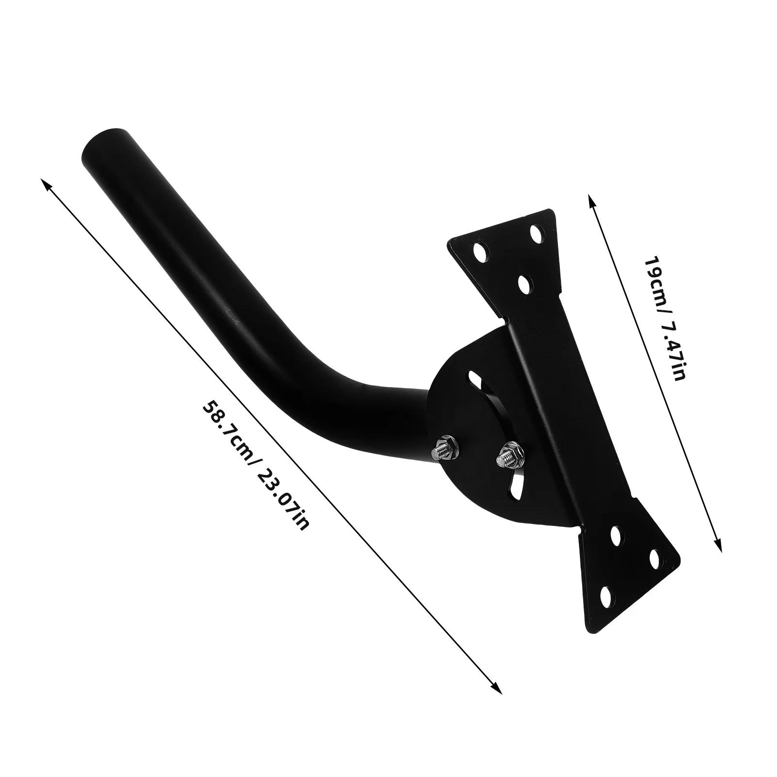 

1Set Durable Iron Rv Antenna Mount Adjustable Portable Universal Pole Kit Stable Support Safe Installation Antenna Pole Mount