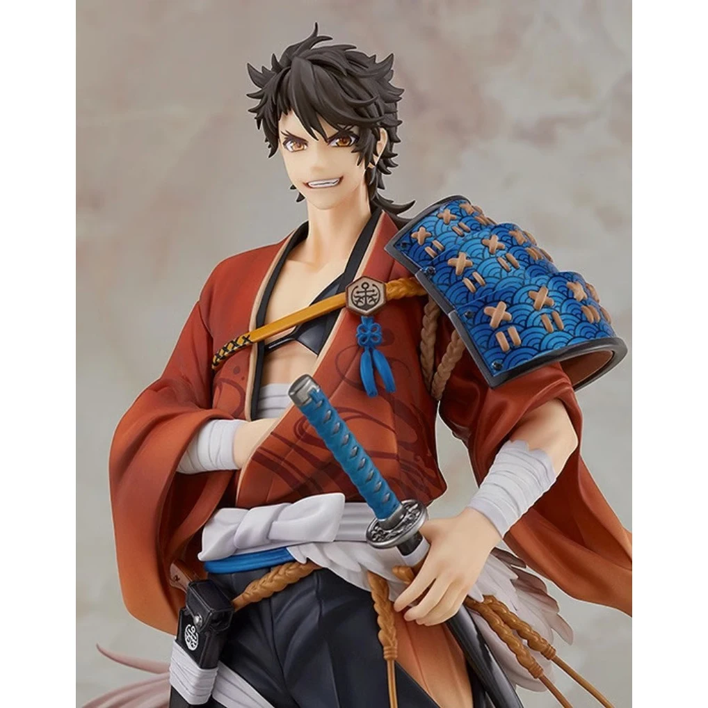 In Stock Genuine Max Factory Orange Rouge GSC Mutsunokamiyoshiyuki 1/8 Touken Ranbu Online Game Character Model Movable Doll Art