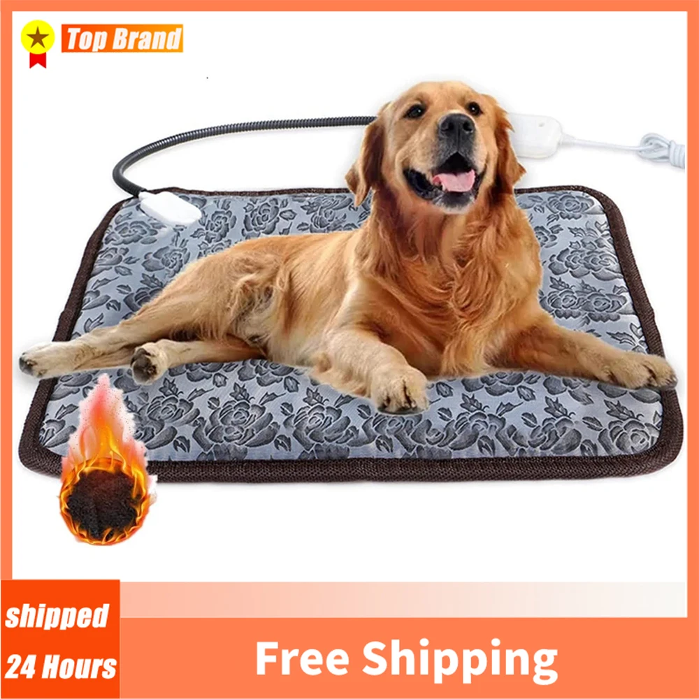 

Pet Electric Blanket Winter Warming Pad Cat Dog Heated Nest Waterproof Warmer Power-Off Protection Bite-Resistant Mat Bed