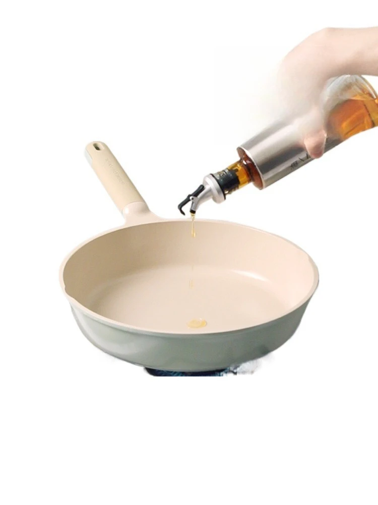 

Titanium Uncoated Pans, Non-Stick Pans for Household Use, Steak Pancakes