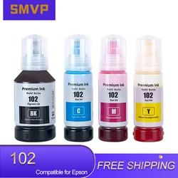 101 102 Refill Ink Premium Compatible Color Compatible Bulk Bottle Water Based for Epson ET-2750 ET-4750 Printer