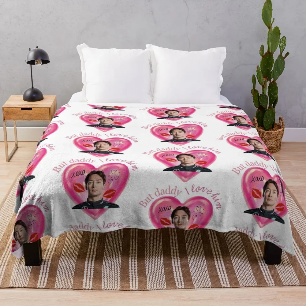 

But daddy I love George Russell Throw Blanket Camping Blankets Sofas Of Decoration funny gift Furry Blankets