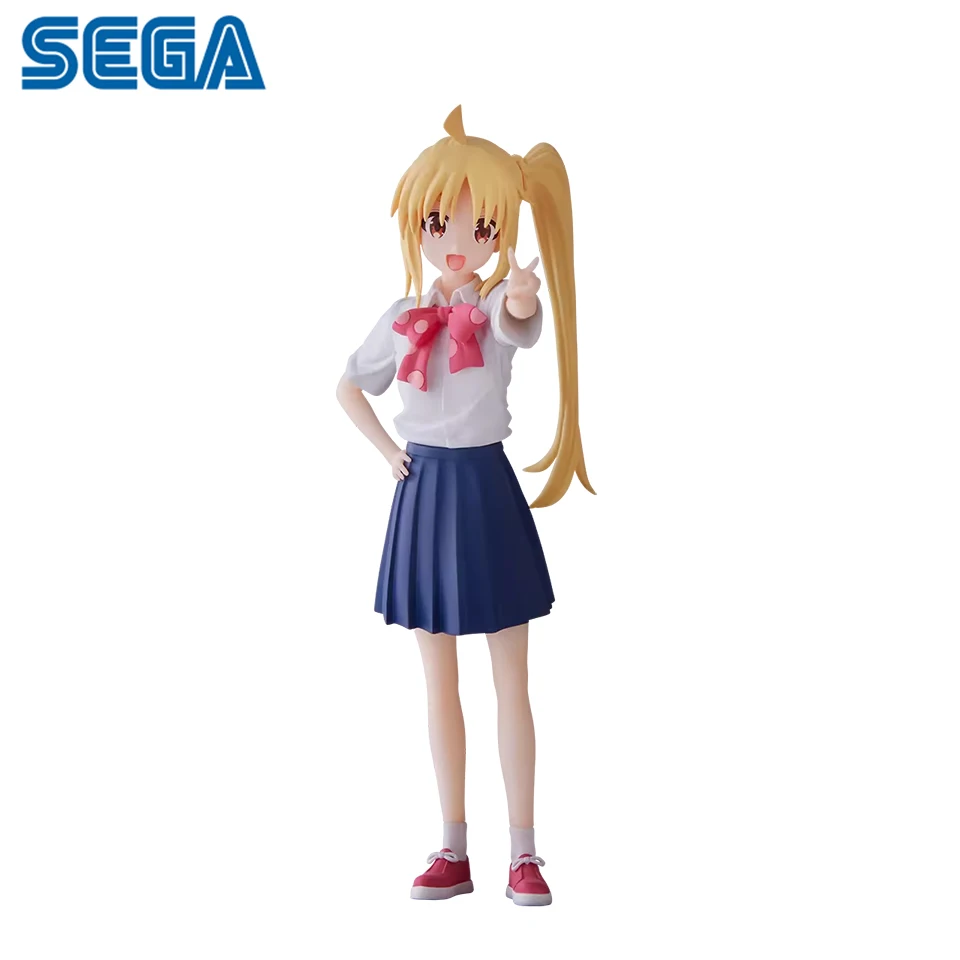 Original Genuine SEGA Bocchi The Rock 17cm Ijichi Nijika Action Figure Anime Collect Toy Gift Wholesale