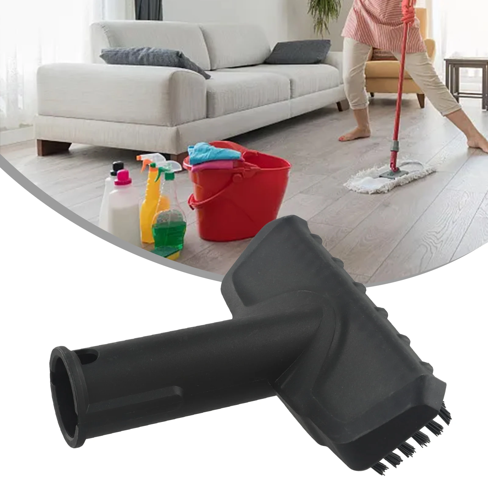 For Karcher SC1 SC2 SC3 SC4 SC5 SC6 Brush Nozzle For Steam Cleaner Accessory Hard Bristle Hand Tool For Deep Cleaning Dirt Remov