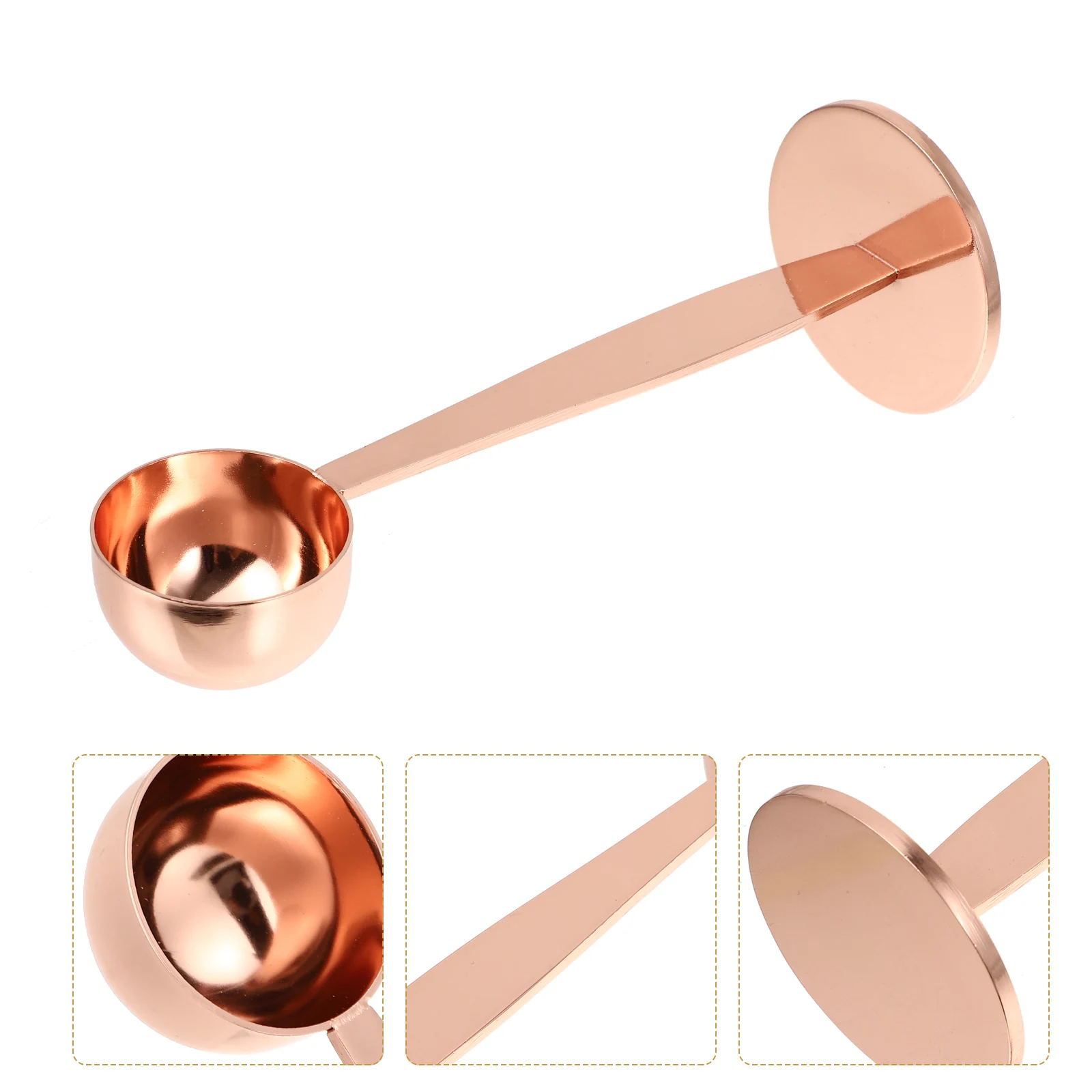 

2 Pcs Coffee Scoop Measuring Spoons Stainless Steel Multi Function Tamping Powder Hammer Ground Coffee Tool Kitchen Accessories