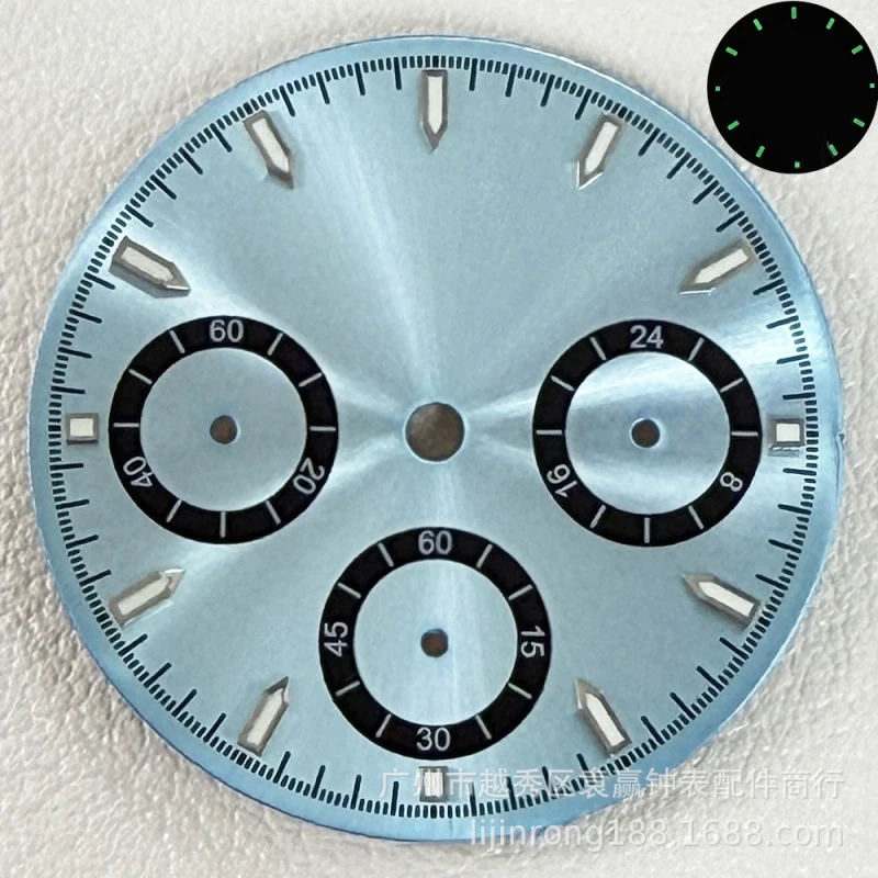 Trendy Exquisite Elegant 29mm High Quality Watch Dial Suitable For Men'S Watch Accessories With VK63 Movement Multifunctional