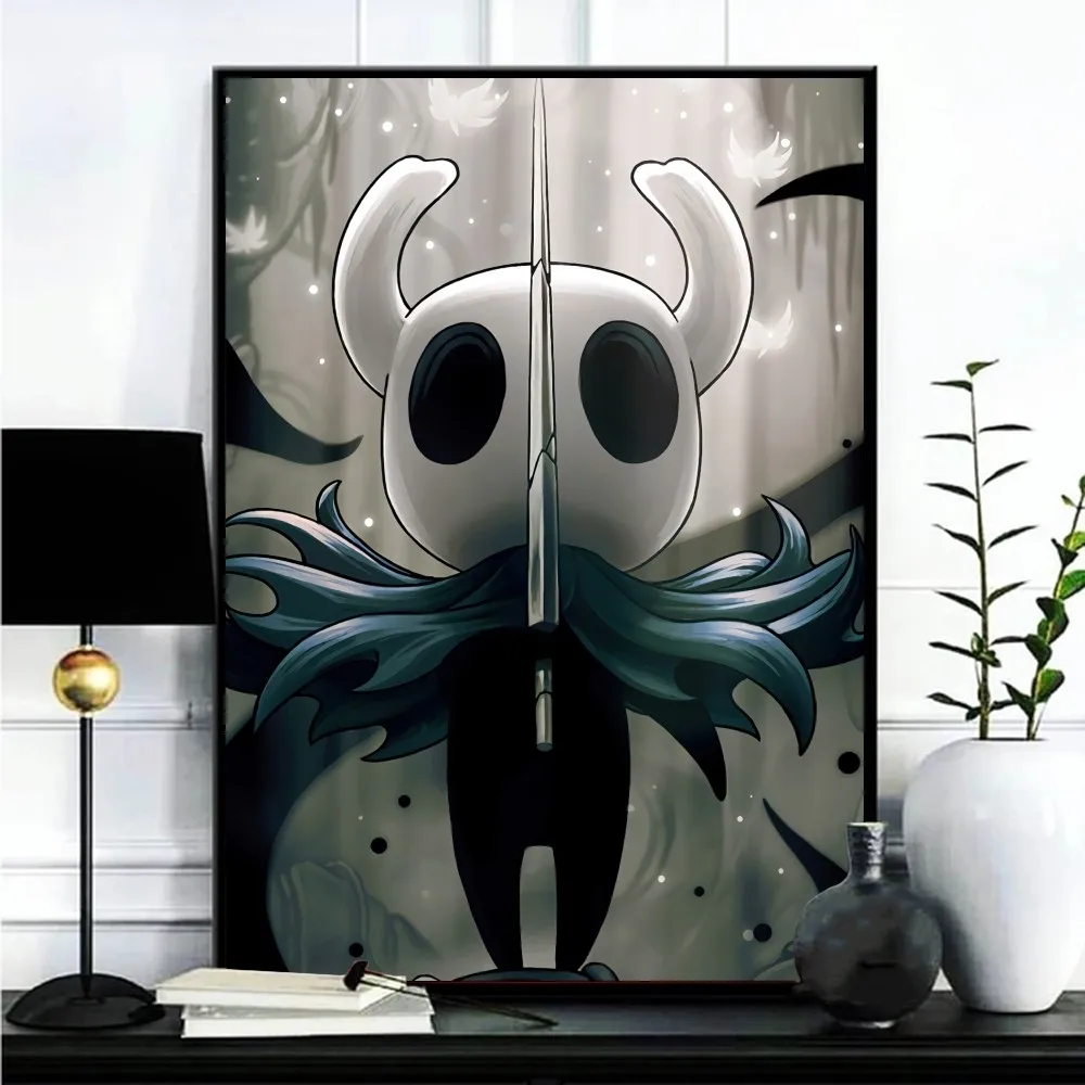 Hollow Knight Poster Gallery Prints Self Adhesive  Home Decor Decoration Wall Decals Living Room Sticker