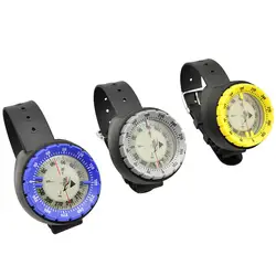 Reloj de pulsera ligero con brújula portátil, accesorio de plástico impermeable para natación, buceo, deportes acuáticos, envío directo