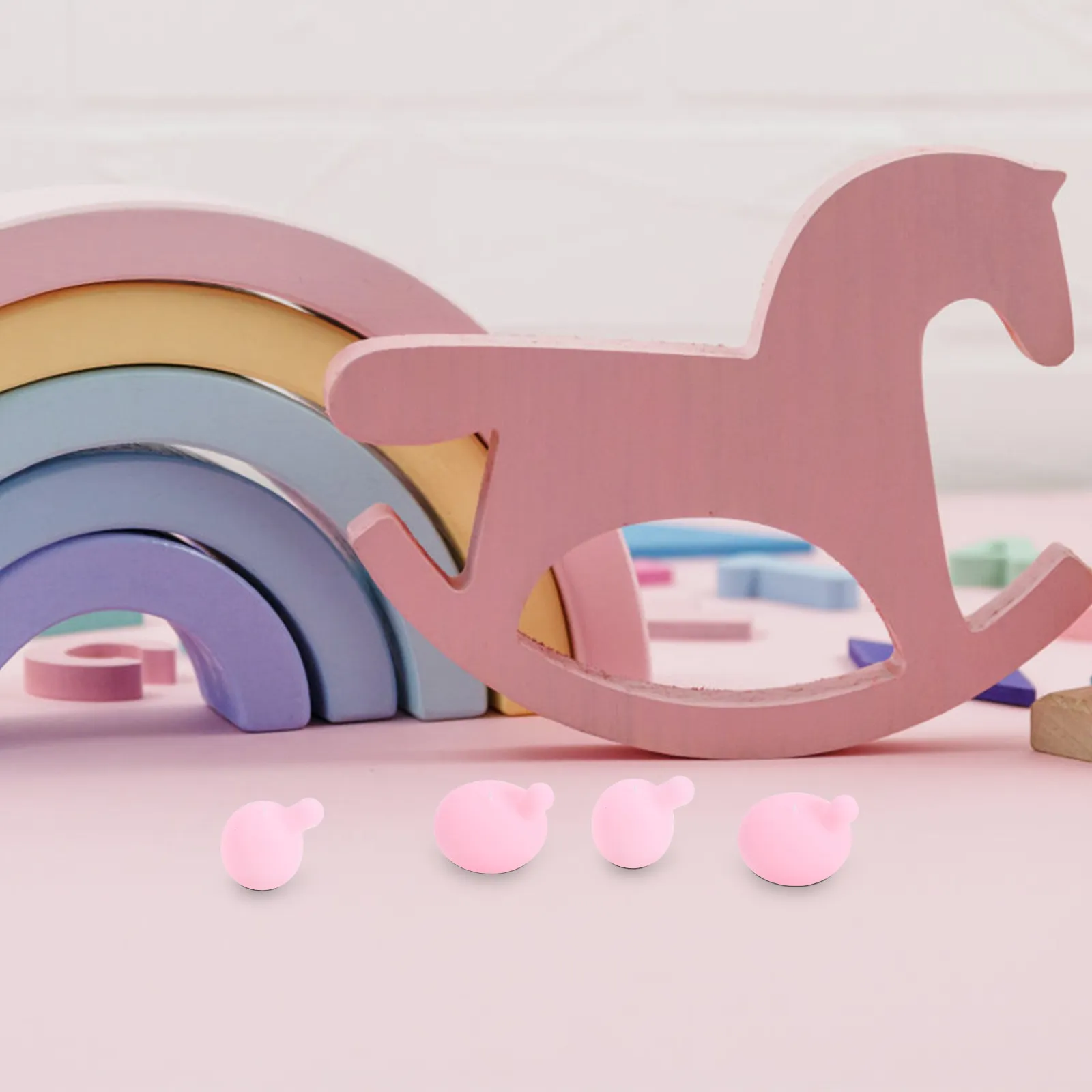 

12 шт. розовых силиконовых шариков-вставок для прессовок-пузырьков, сменные элементы для DIY-проектов и поделок