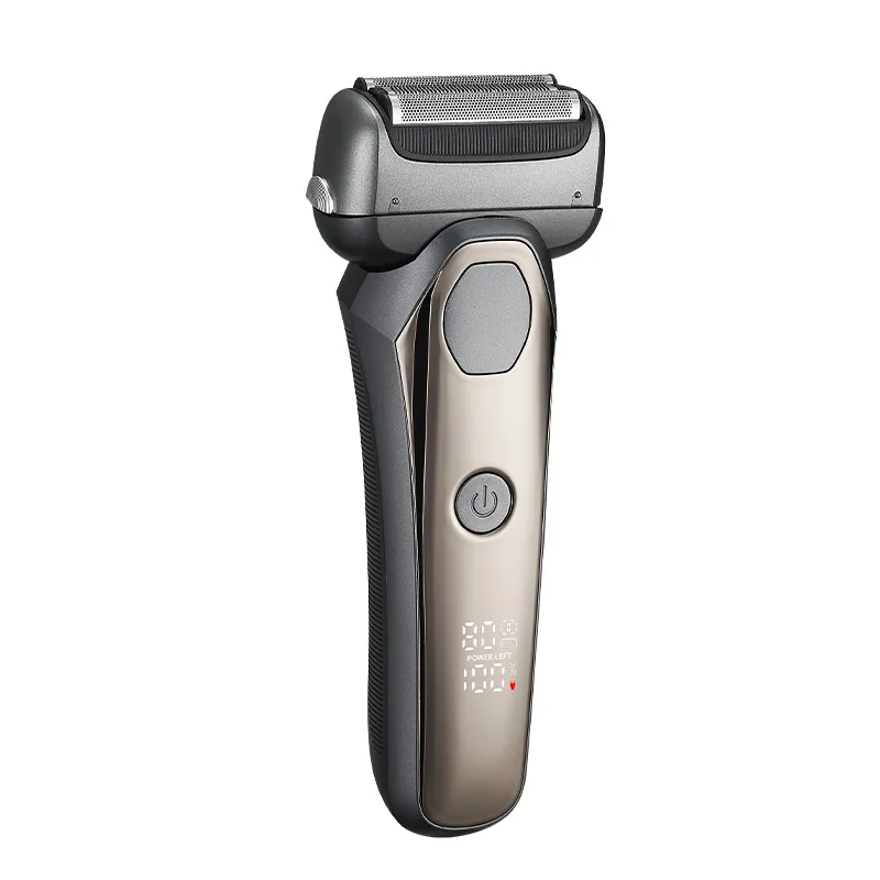 

STLF Full Body Wash Portable Reciprocating Foil Electric Shaver Triple Blade Shaver with Trimmer