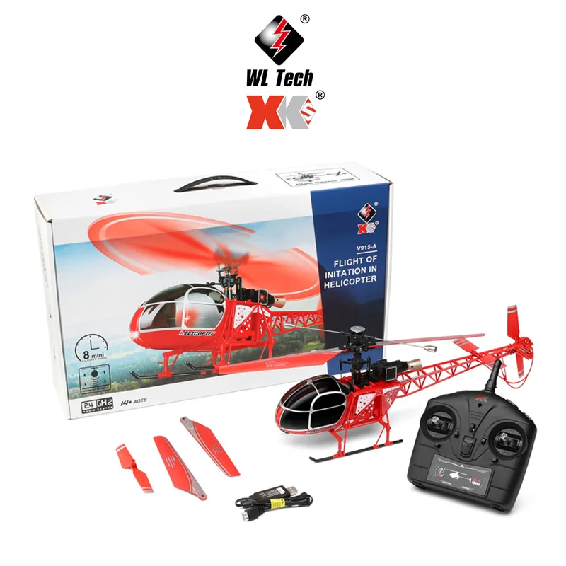 New Product Weili V915-a Four Channel Dragonfly Aircraft Model, Fixed Altitude Rama Remote Control Helicopter Toy