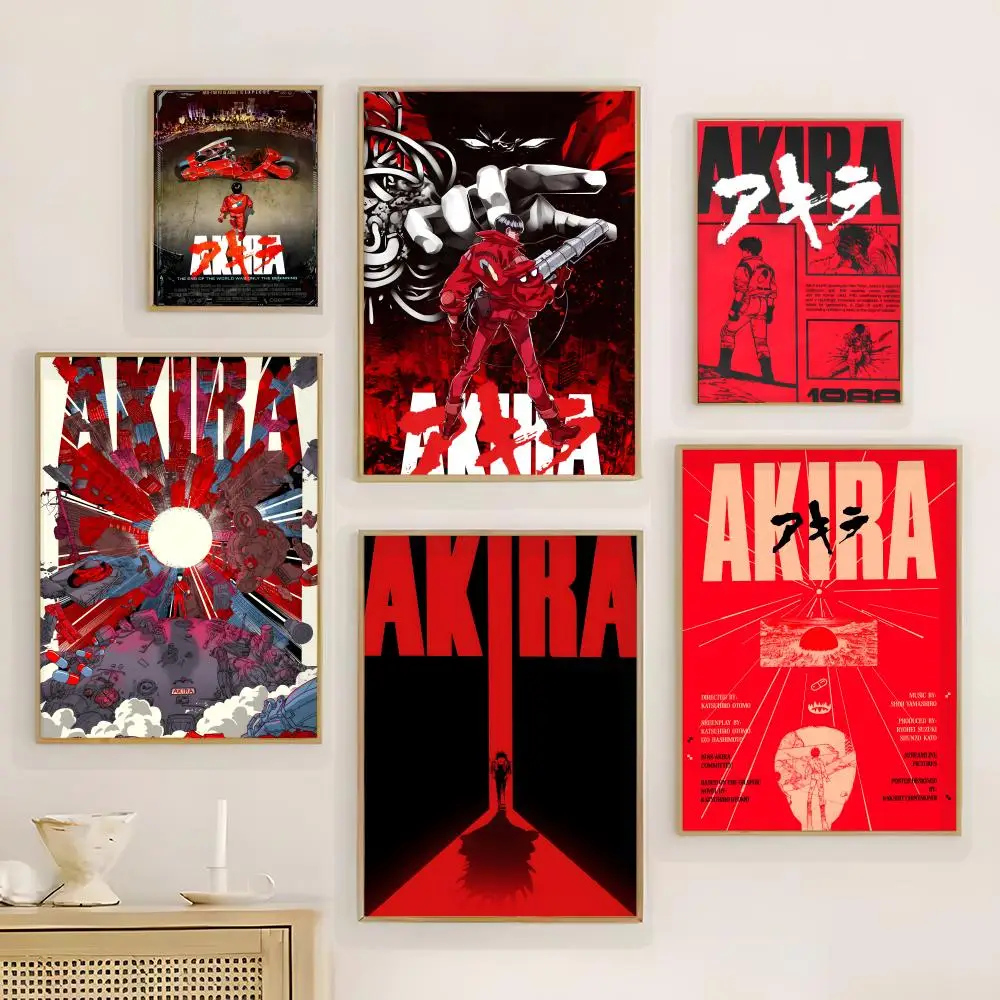 Anime - A-AKIRAs Poster, Wandkunstdruck, Poster für Wohnzimmer, Schlafzimmer, Heimdekoration