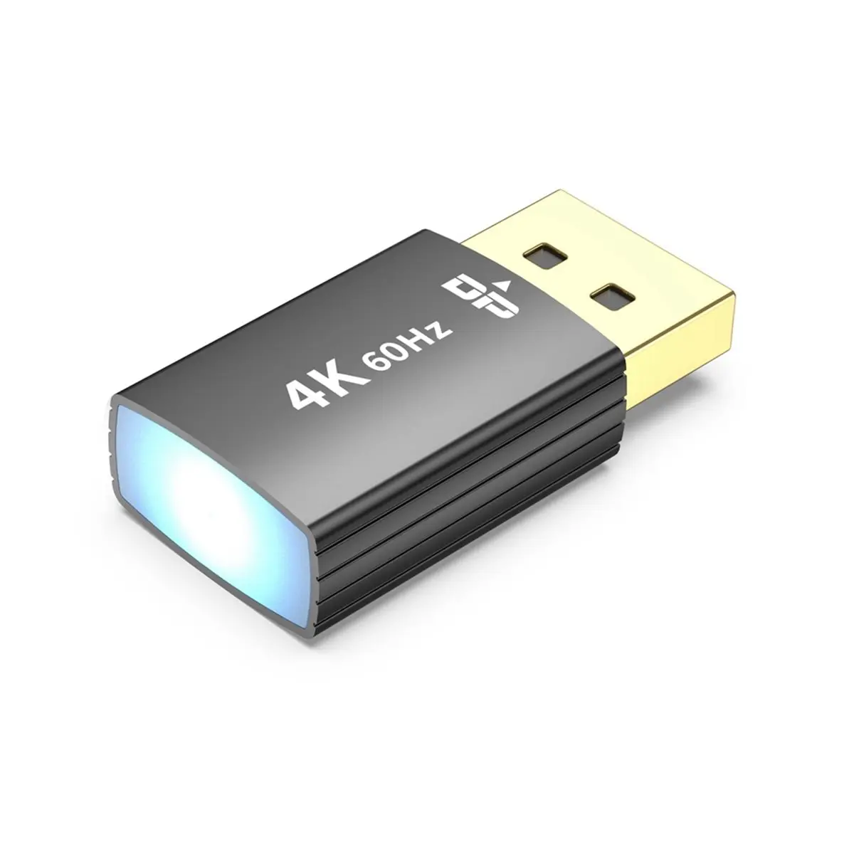 SCLS 4K DP Dummy Plug Display Emulator Displayport Virtual Monitor Headless Ghost Display EDID Emulator Virtual Display Black