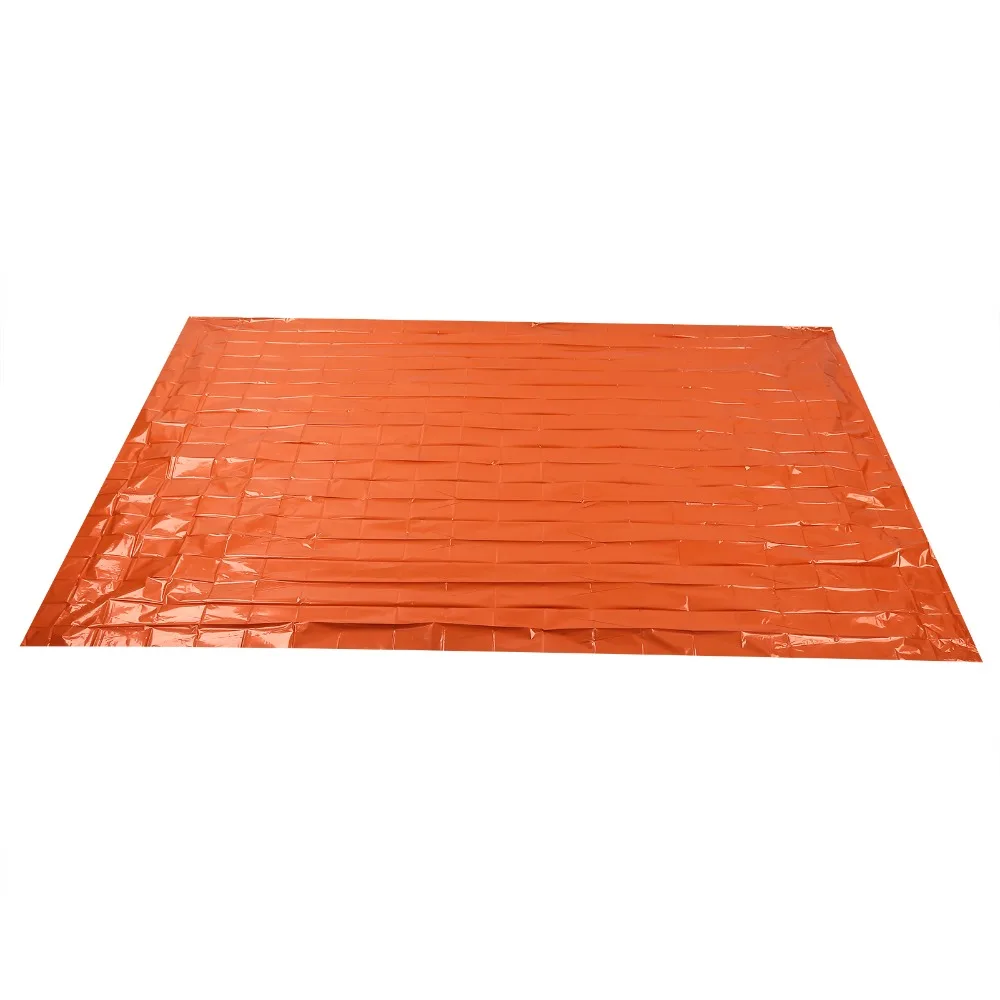 Practical PE Emergency Blanket Reflective orange 210*130cm Rescue Blanket First Aid Blanket Outdoor