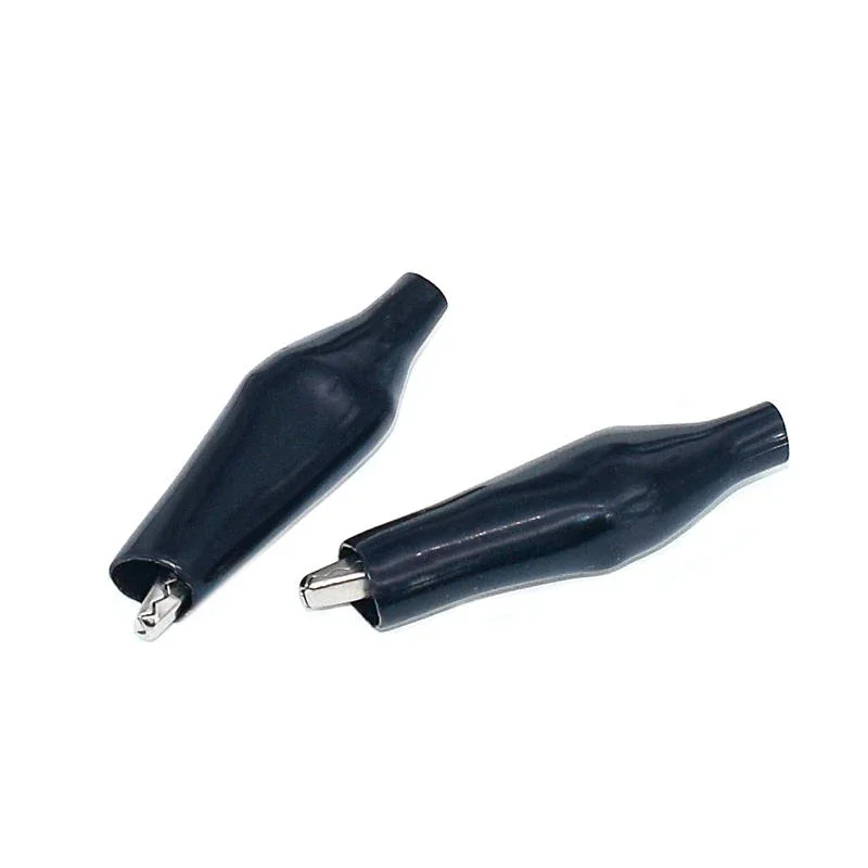 Alligator Clip Sheath Clip Sall Battery Wire Power Supply Clip Connect To Electric Test Clip Conductive Clip Small