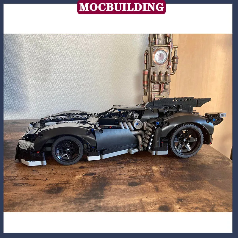 Sports Car Batmobile Model Building Block MOC UCS Series Car The Animated Movie Collection Toys Gift