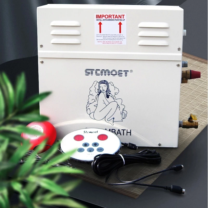 9KW 220 فولت/380 فولت مولد بخار آلة ساونا لغرفة الساونا حمام بخاري سبا يسترخاء التبخير المتعب مع وحدة تحكم رقمية