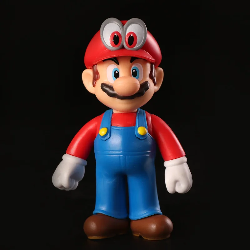 Super Mario Bros PVC Action Figure Toys Dolls Model Set Luigi Yoshi Donkey Kong Mushroom for kids Children\'s holiday gifts