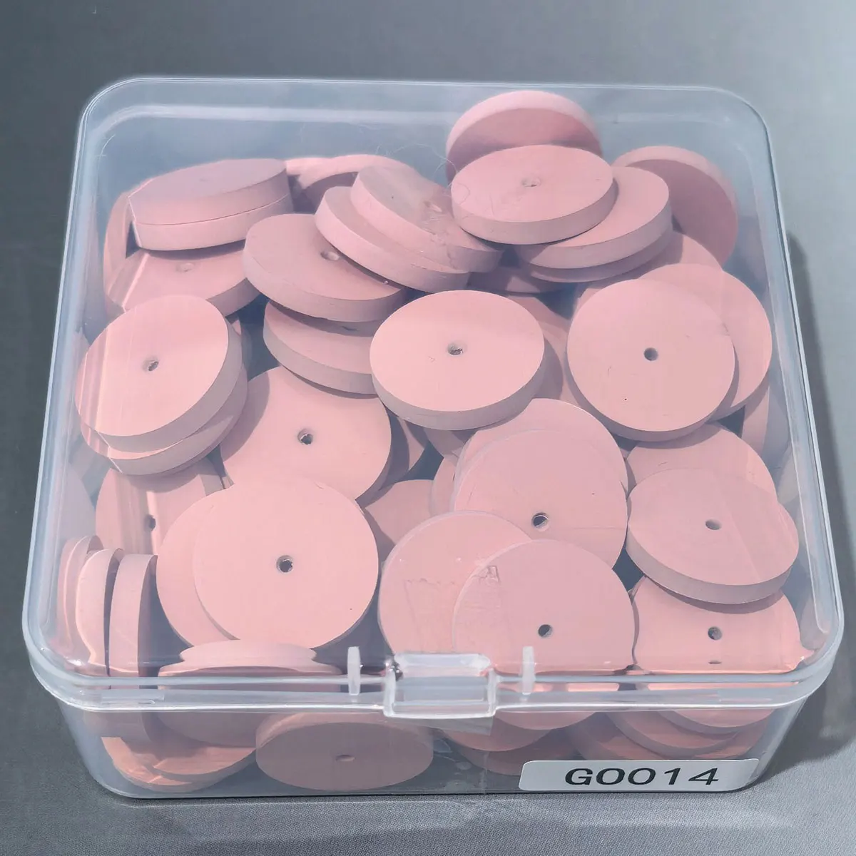 Universal Polishing Wheel HP 2.35mm Dental Silicone 100pcs for Zirconia Metal Acrylic Lab Micromotor Finishing Bur Kit