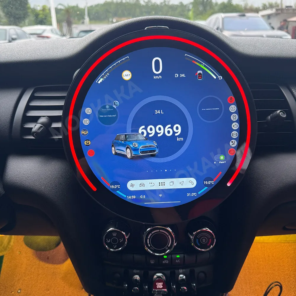 12 inch Car Multimedia Player Android Screen For MINI F55 F56 NBT 2015~2017 Car Radio GPS Navigation SWC CarPlay Auto Head Unit
