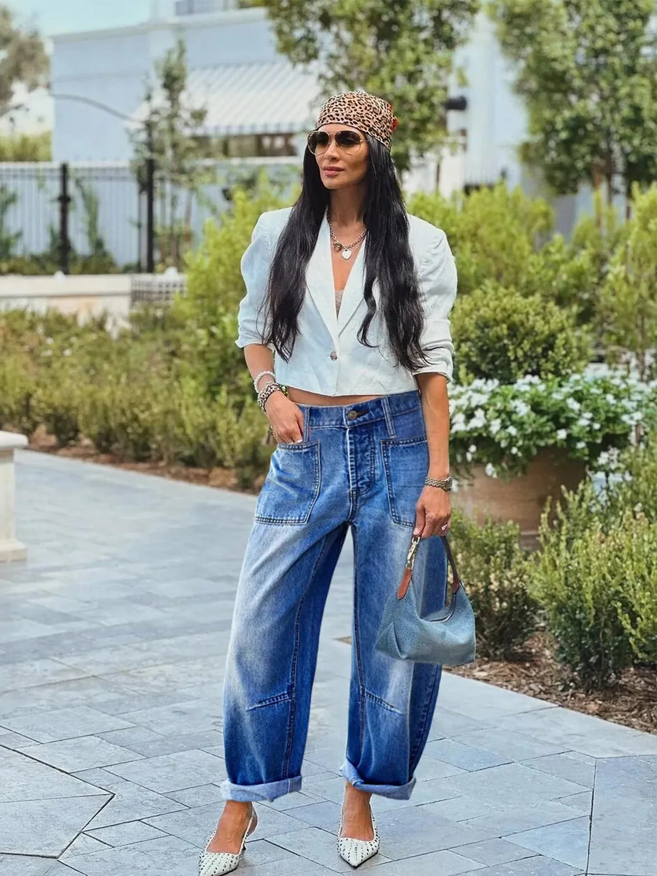 女性用ミッドウエストのファッショナブルなカジュアルブルージーンズ、多用途、カフスデザイン、オールシーズン対応、クリアランスセール、秋新作