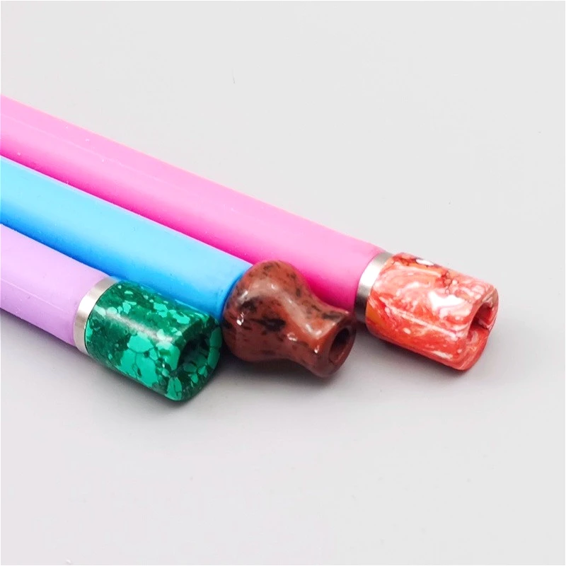 1Piece 510 Drip Tip Stainless Steel Resin Imitation Jade Turquoise Mouthpiece