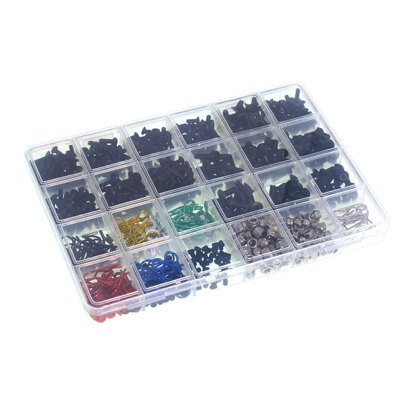 

ABUM-Upgraded RC Car Climbing Car Repair Parts, Hexagonal M3 Screw Kits For Traxxas HPI Arrma SCX10 HSP