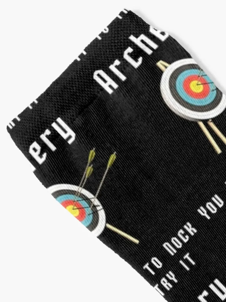 Archery - You Have To Nock It To Try It Socks Argentina new year cool Designer Man Socks Women's