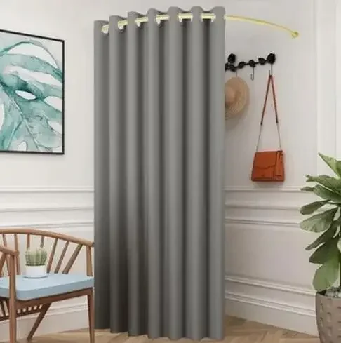 

Simple fitting room women's clothing store changing room curved curtain bar changing room