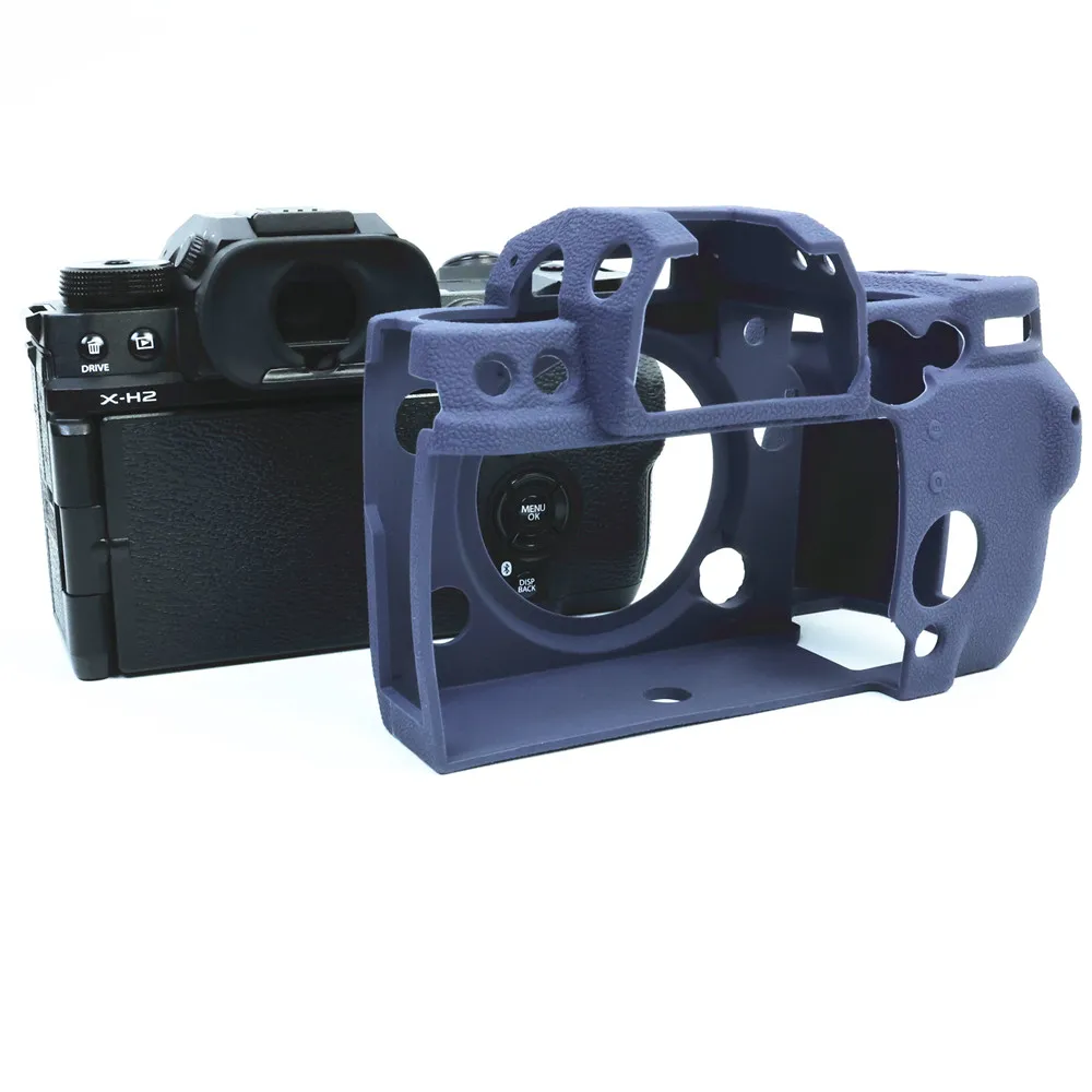 Casing silikon penutup badan untuk kamera X-H2s Fuji X-H2