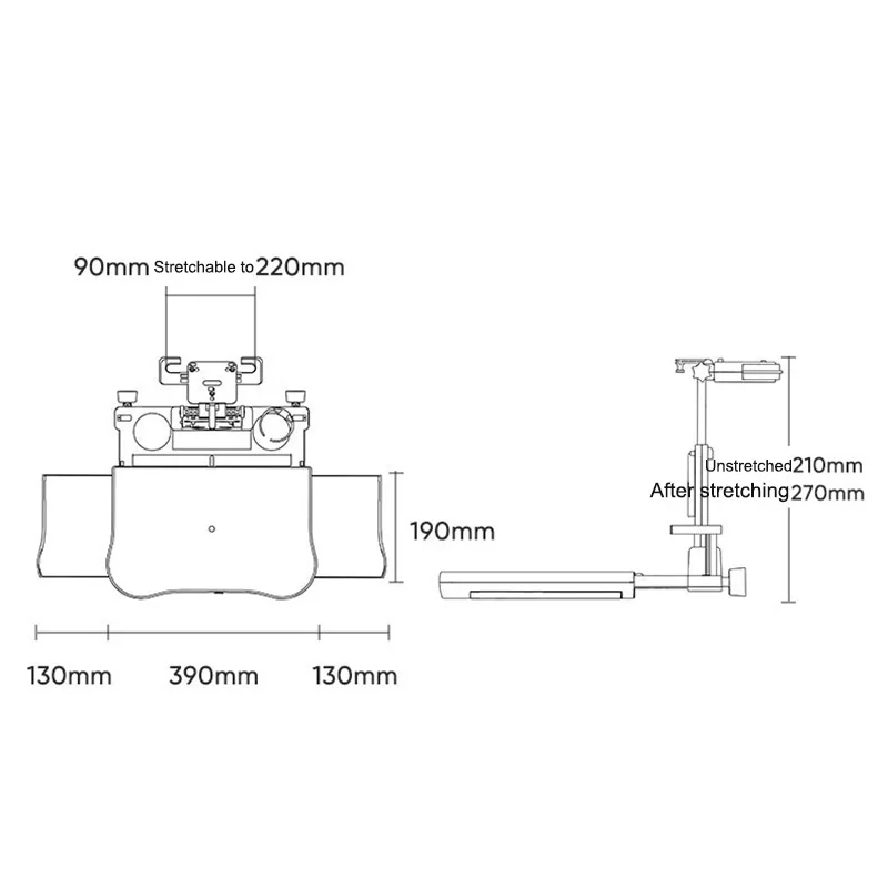 Car multifunctional foldable can office dining plate small table plate, dining plate can be placed on the phone water cup drink