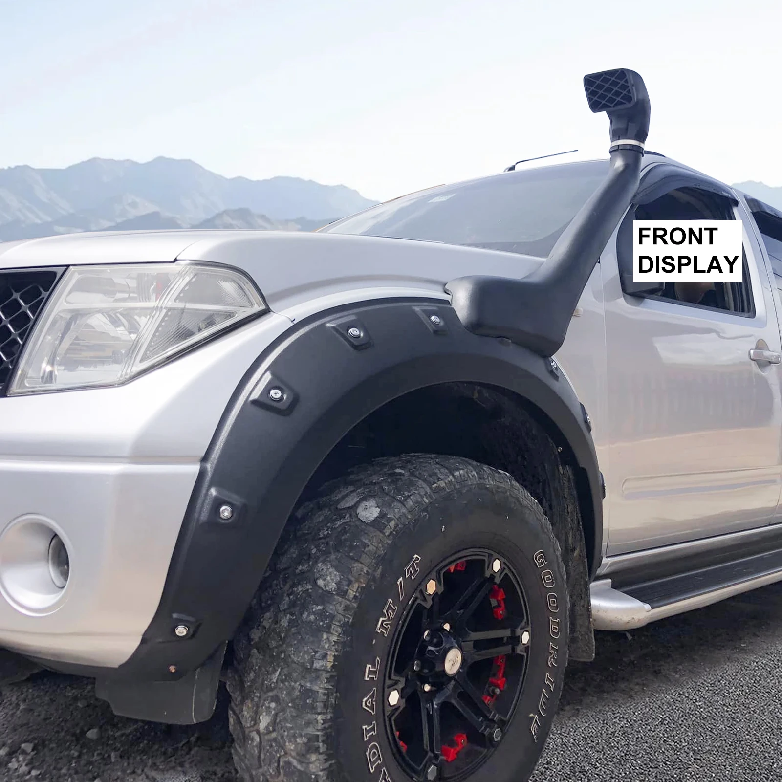 Pocket Style Fender Flares For Nissan Navara D40 2006 2007 2008 2009 2010 2011 2012 2013 2014 Wheel Arch 4X4 Car Accessories