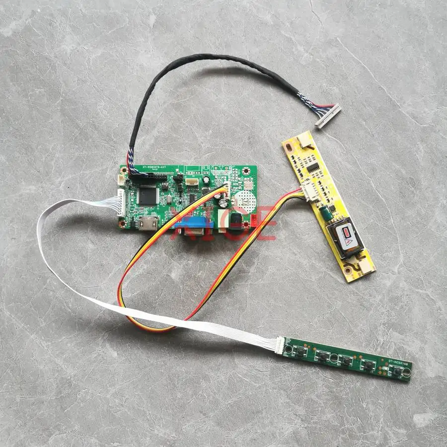 

Плата контроллера дисплея LCD 58C для M150X5 HT150X02 MT150XN03 G150X1 с VGA+HDMI, 1024x768, 20-контактный LVDS, 1024*768, 2-CCFL, DIY-комплект