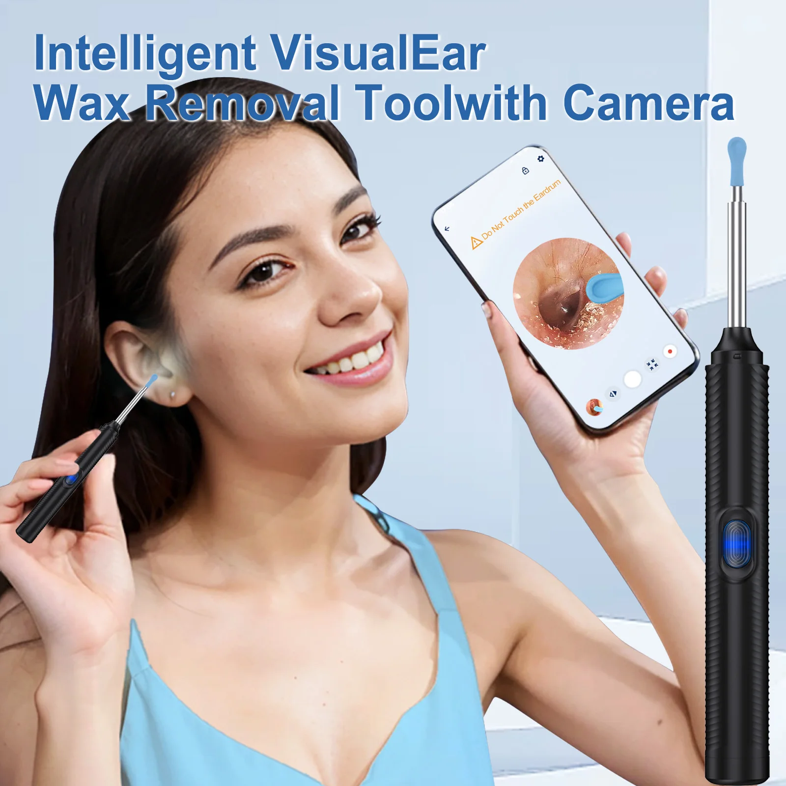 

Visual ear scoop, a magic tool for ear cleaning, ultra-high-definition intelligent endoscope, professional ear picking