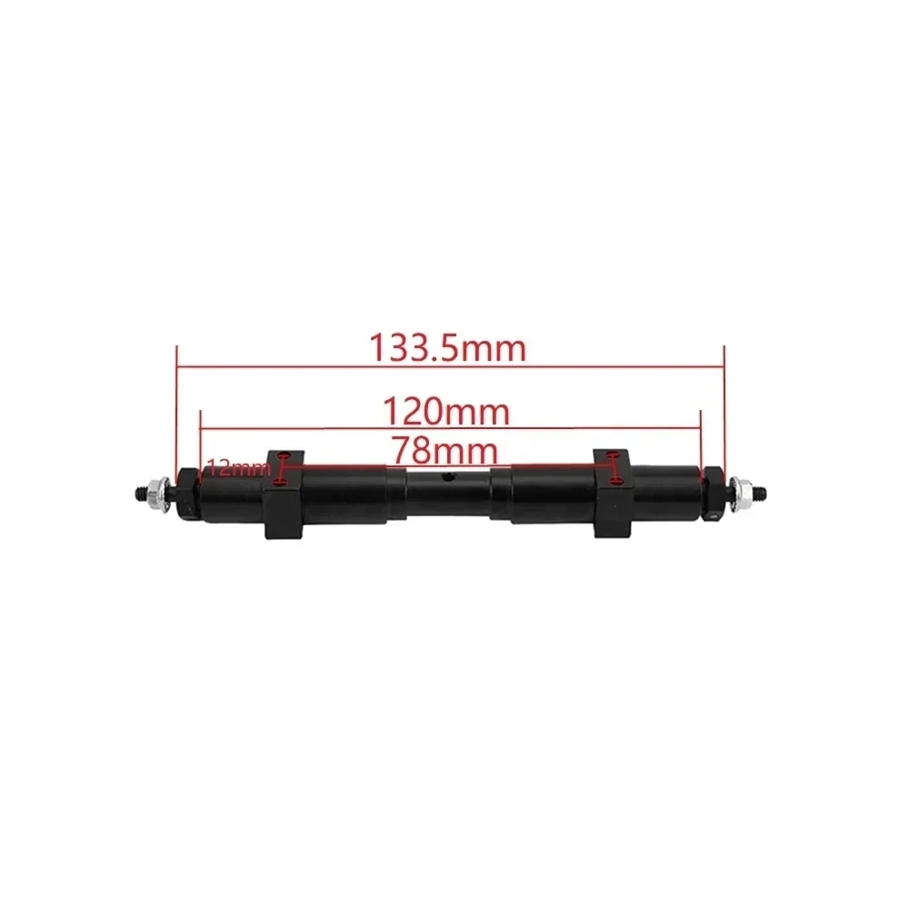 Metall Unpowered Hinterachse 133,5mm/155mm/182mm für 1/14 Tamiya Traktor Anhänger Lkw 1/10 RC Auto DIY Teile Upgrade Zubehör