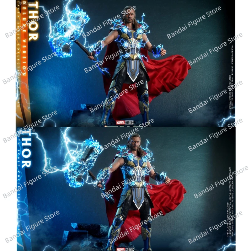 

HOTTOYS HT MMS655 MMS656 1/6 Collectible Thor Super Hero Action Figure Thor: Love and Thunder Marvel Movie Original 12" Full Set