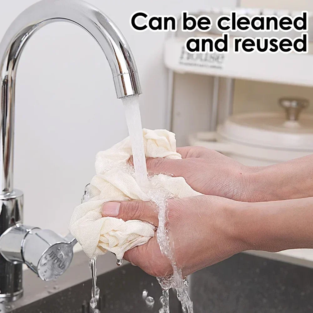 20/1Pcs Reusable Cheese Cloth Soybean Nut Milk Vegetable Stuffing Yogurt Coffee Strainer Bags Household Kitchen Pastry Tools